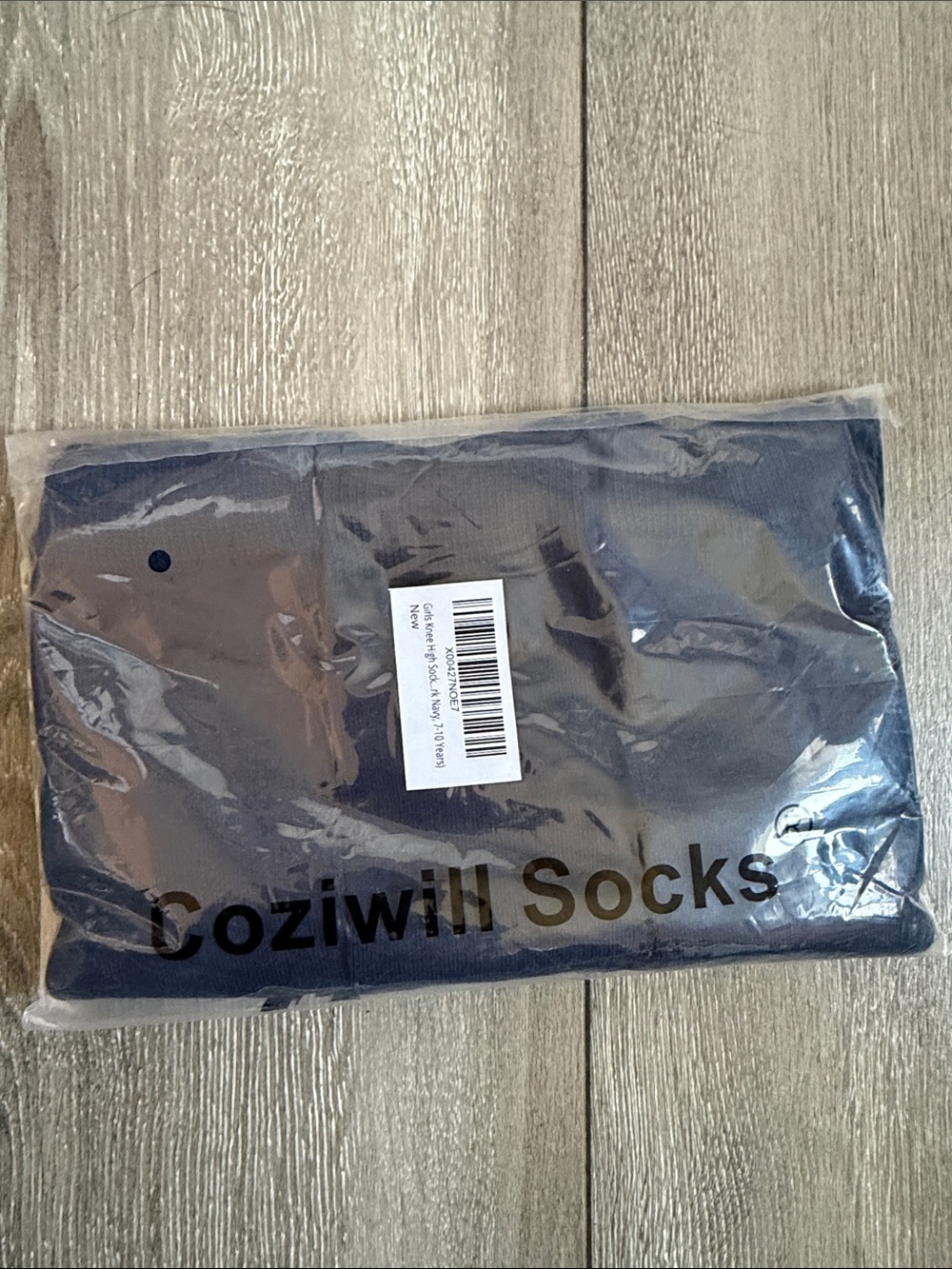 Navy Kids Crew Socks - 3 Pack